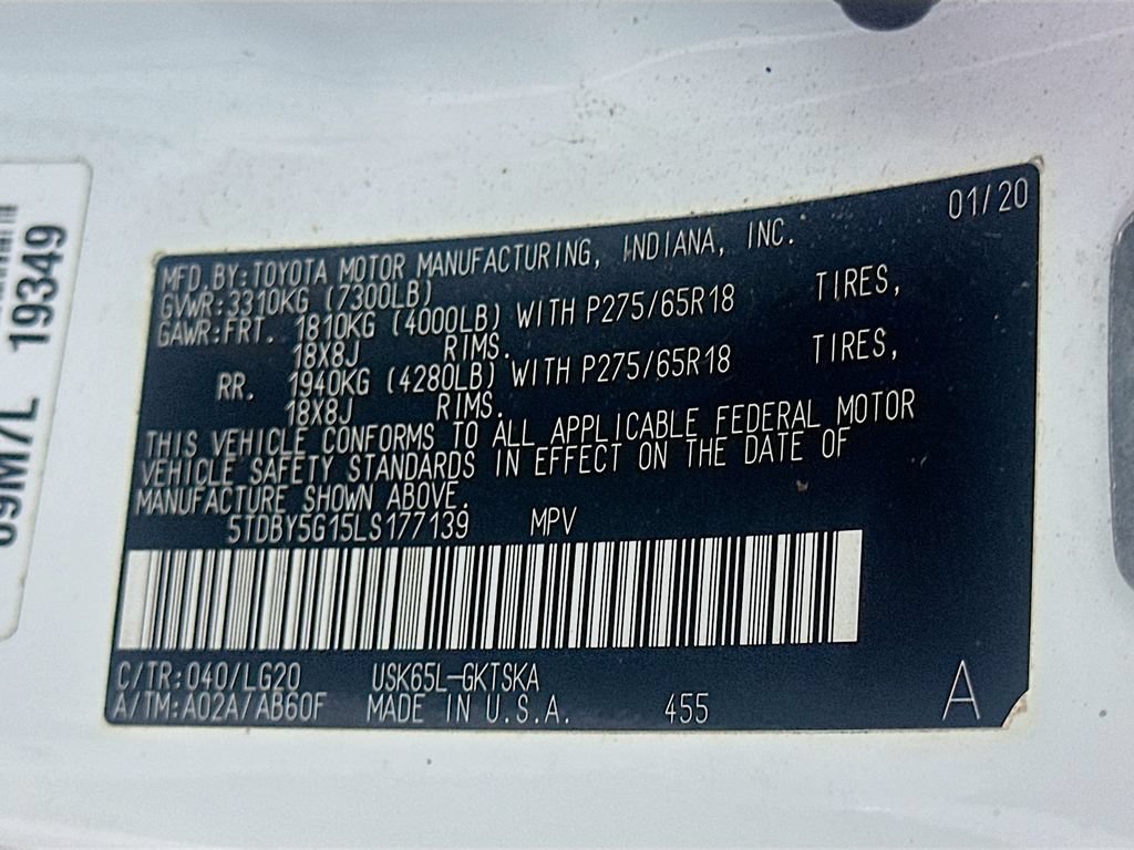 Certified 2020 Toyota Sequoia TRD Pro AWD/4WD image 33