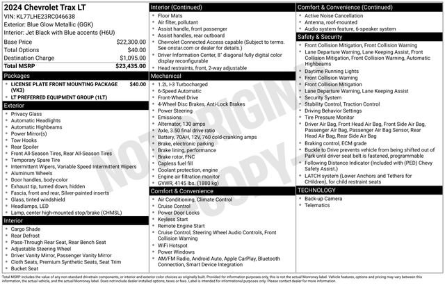 Used 2024 Chevrolet Trax LT image 34