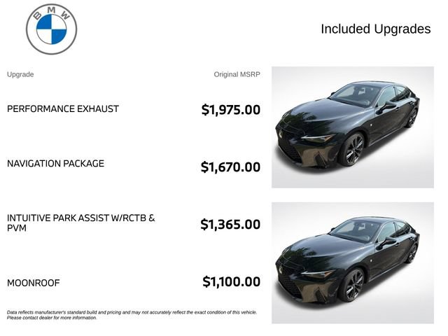 Used 2023 Lexus IS 350 F Sport w/ Navigation Package AWD/4WD image 3