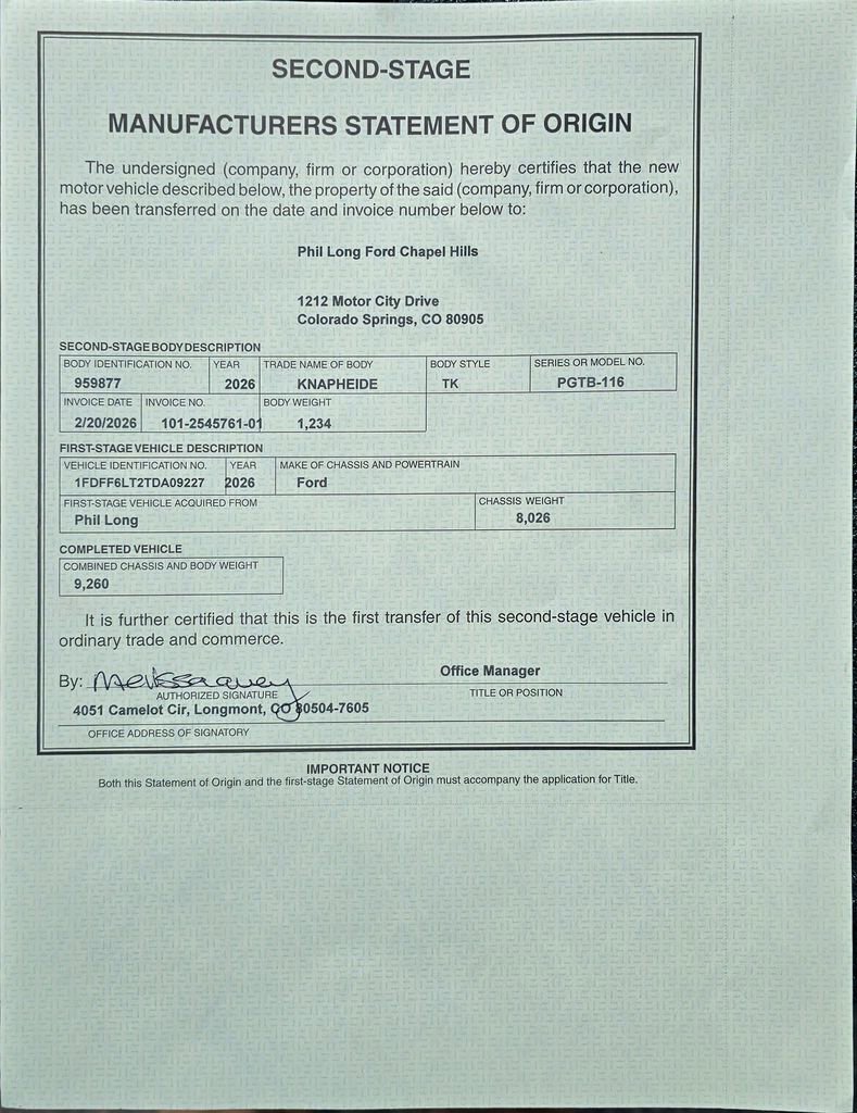 New 2026 Ford F550 4x4 Crew Cab image 37