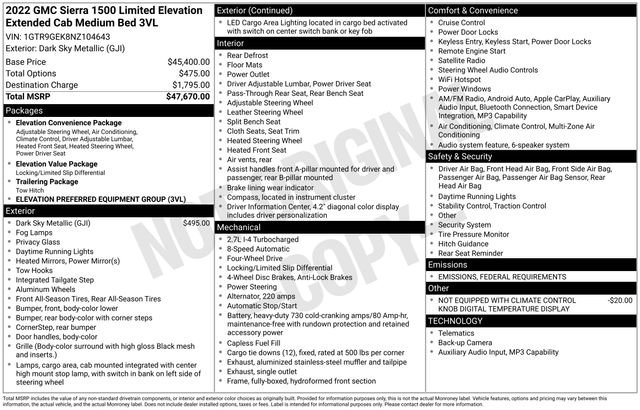 Certified 2022 GMC Sierra 1500 Elevation image 7