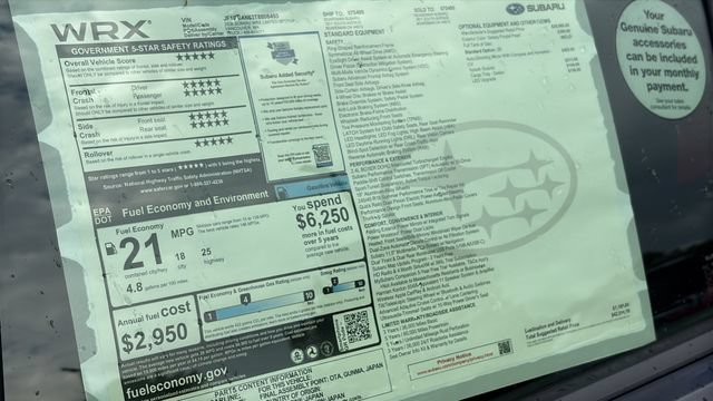 New 2026 Subaru WRX Limited AWD/4WD image 28