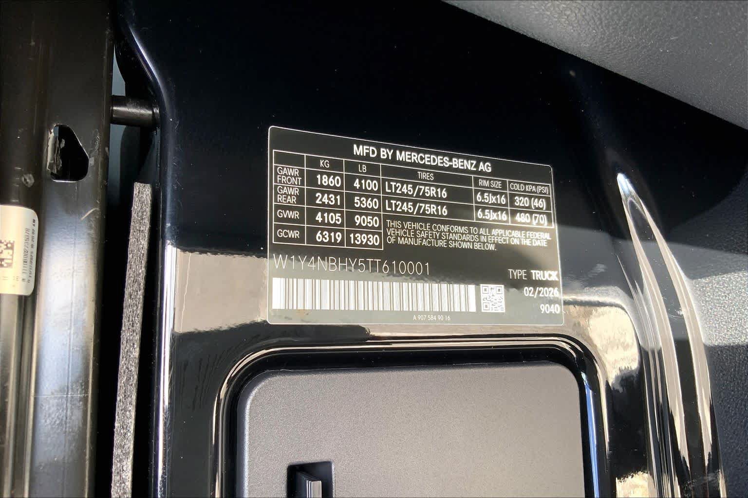 New 2026 Mercedes-Benz Sprinter 2500 image 26