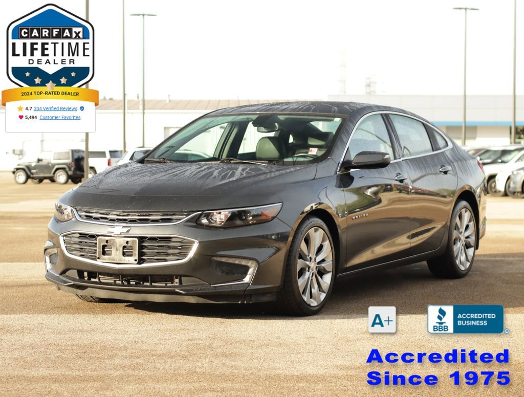 Used 2017 Chevrolet Malibu Premier w/ Premier Sun and Wheel Package FWD image 3