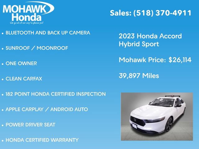 Certified 2023 Honda Accord Sport image 8