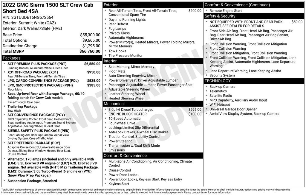 Used 2022 GMC Sierra 1500 SLT w/ SLT Premium Plus Package image 34