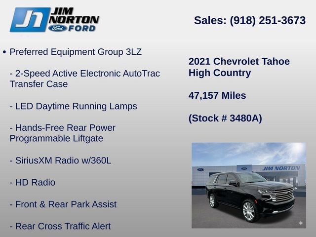 Used 2021 Chevrolet Tahoe High Country AWD/4WD image 40
