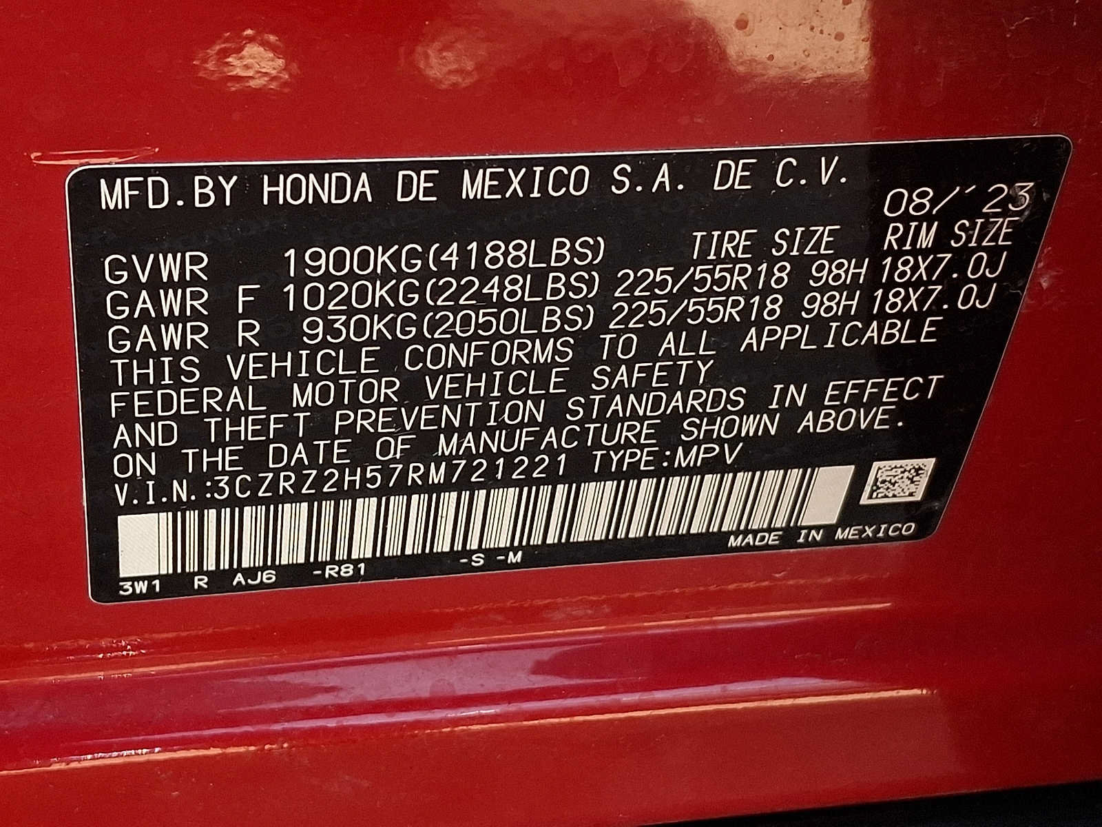 Used 2024 Honda HR-V Sport image 25