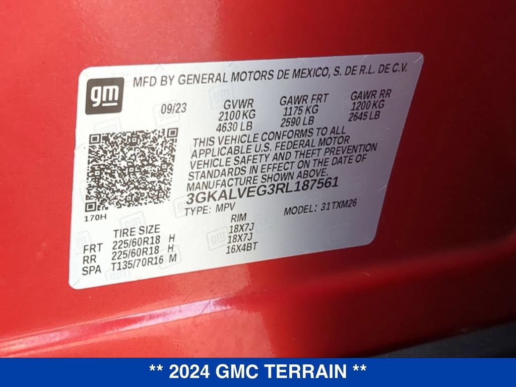 Used 2024 GMC Terrain SLT AWD/4WD image 26