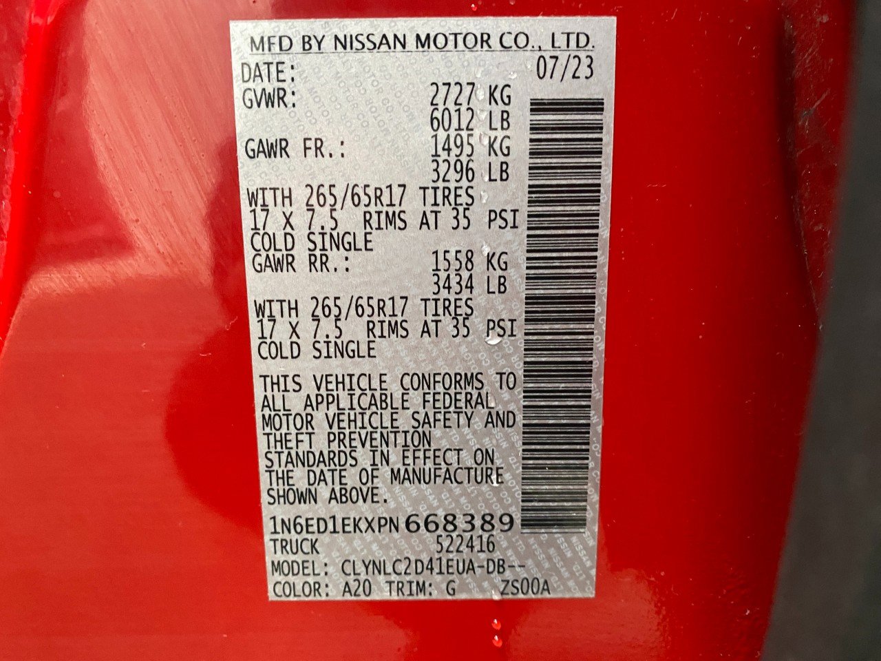 Used 2023 Nissan Frontier SV w/ SV Premium Package image 33