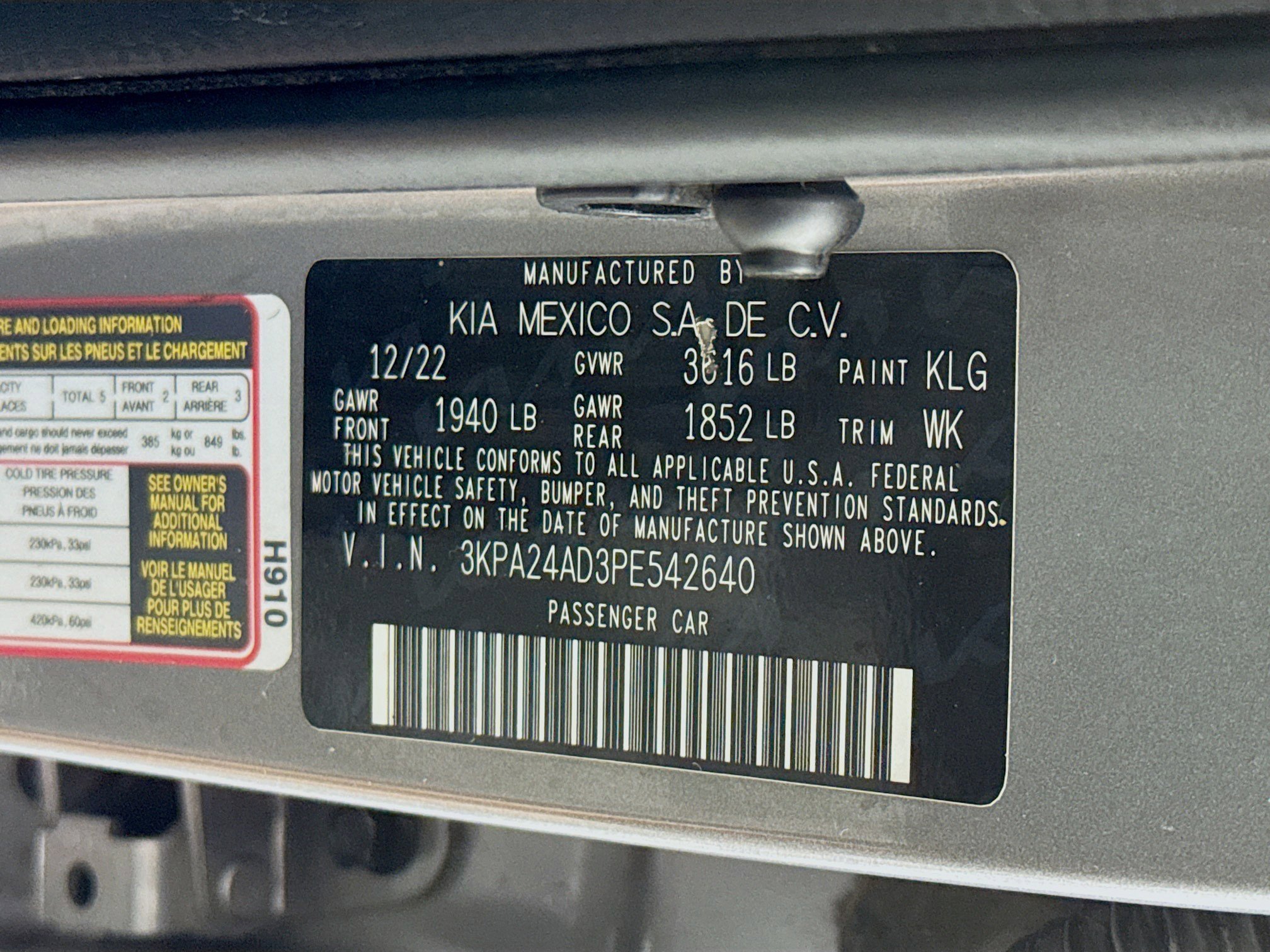 Used 2023 Kia Rio S w/ Technology Package image 70