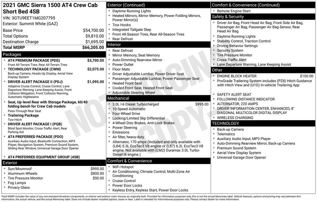 Used 2021 GMC Sierra 1500 AT4 w/ AT4 Premium Package image 4