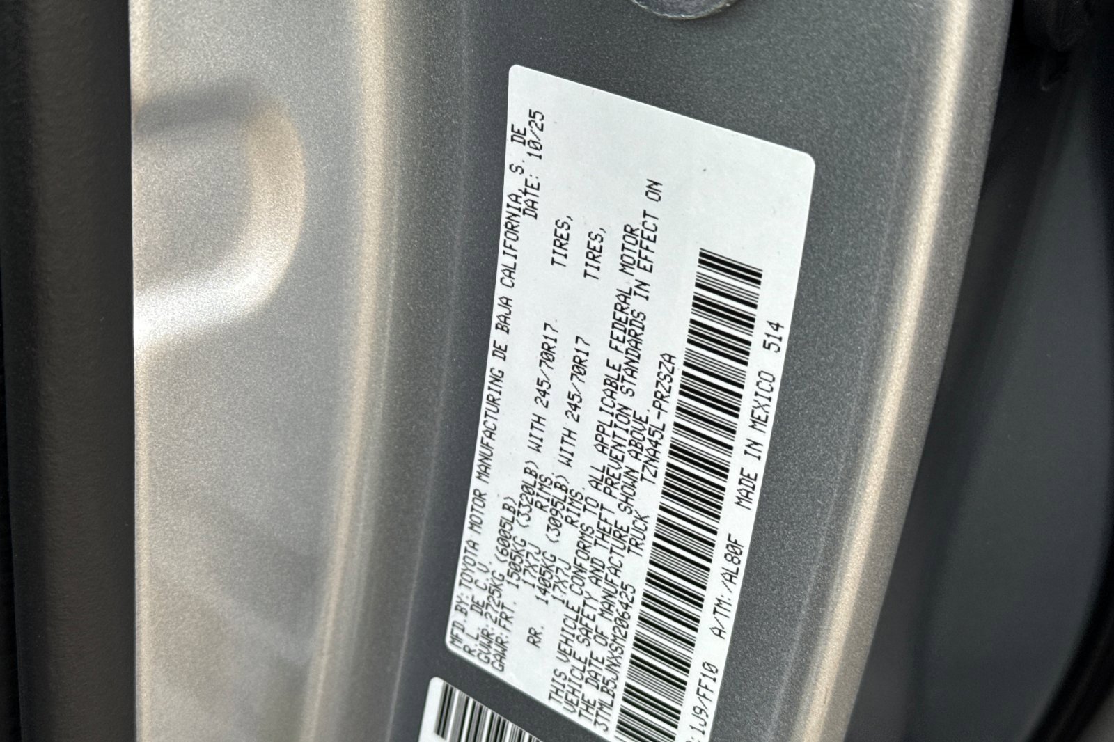 New 2025 Toyota Tacoma SR5 image 33