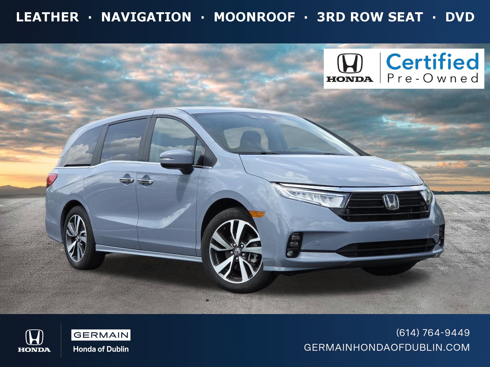 Certified 2024 Honda Odyssey Touring