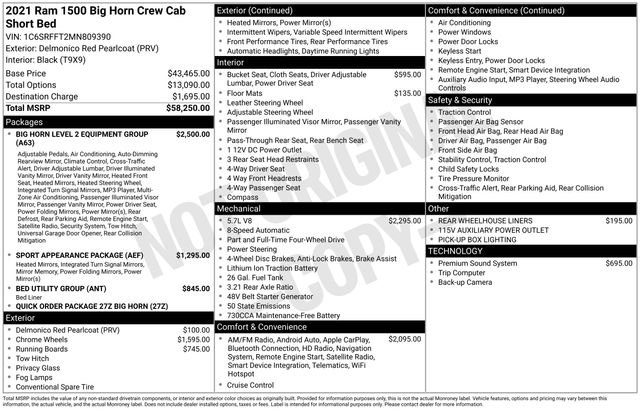 Used 2021 RAM 1500 Big Horn image 3