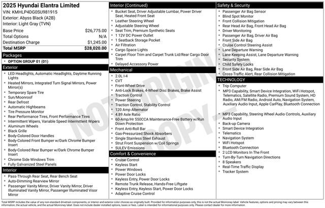 Used 2025 Hyundai Elantra Limited FWD image 34
