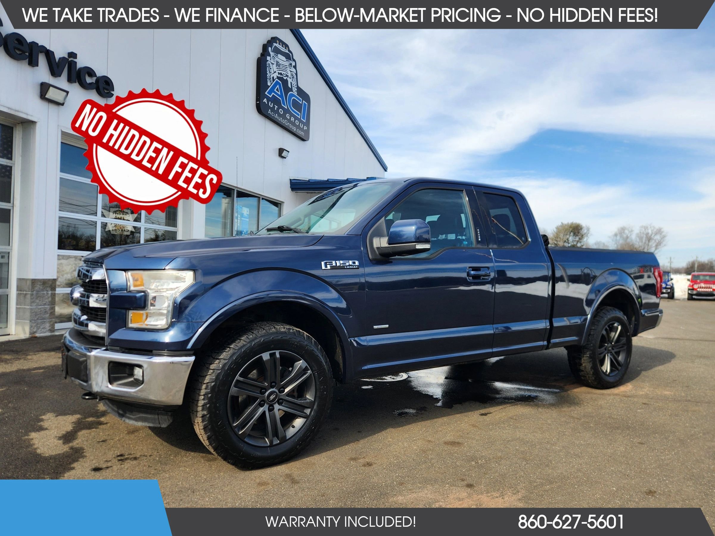 Used 2016 Ford F150 Lariat w/ Equipment Group 501A Mid image 1