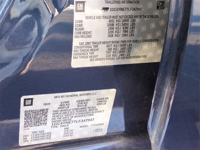 Certified 2020 Chevrolet Silverado 2500 LT w/ All Star Edition image 33