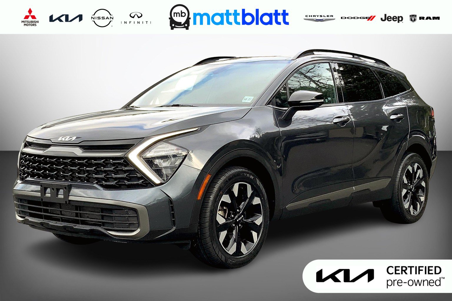 Certified 2023 Kia Sportage X-Line w/ X-Line Premium Package image 1