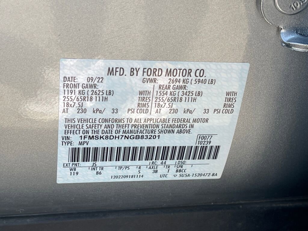 Used 2022 Ford Explorer XLT w/ Class IV Trailer Tow Package image 28