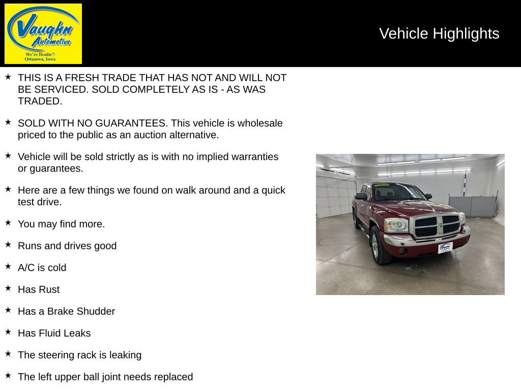Used 2007 Dodge Dakota Laramie w/ Popular Equipment Group AWD/4WD video 2