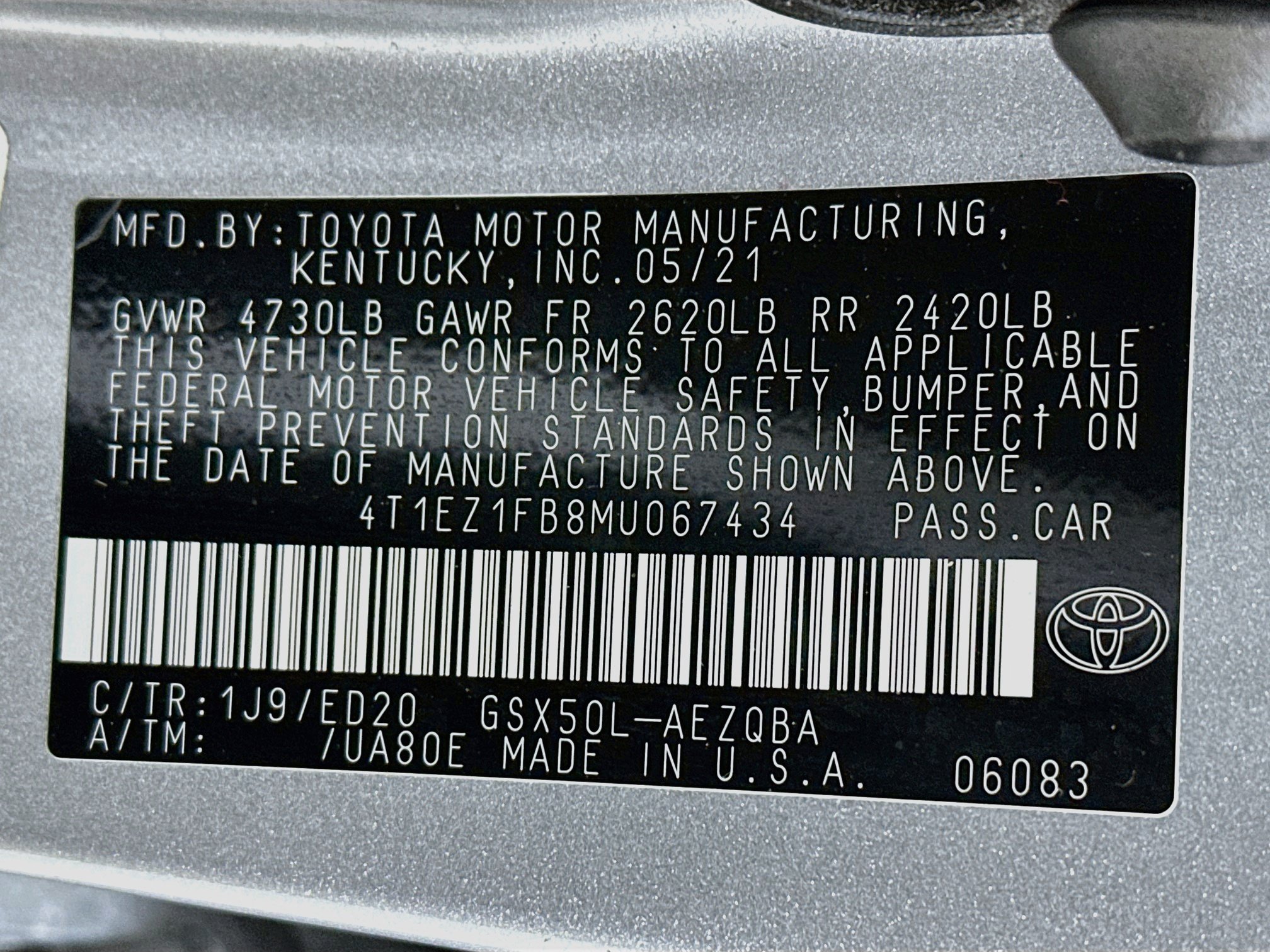 Certified 2021 Toyota Avalon XSE FWD image 32