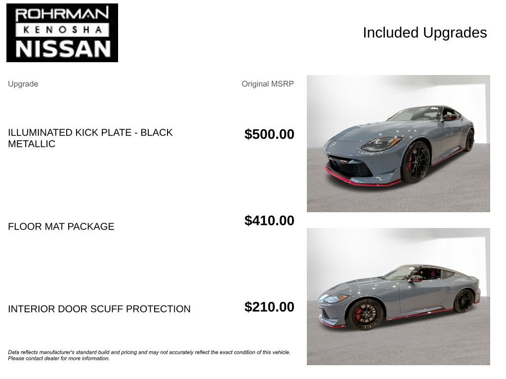 New 2024 Nissan Z NISMO w/ Floor Mat Package image 4