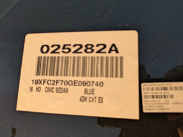 Used 2016 Honda Civic EX image 36