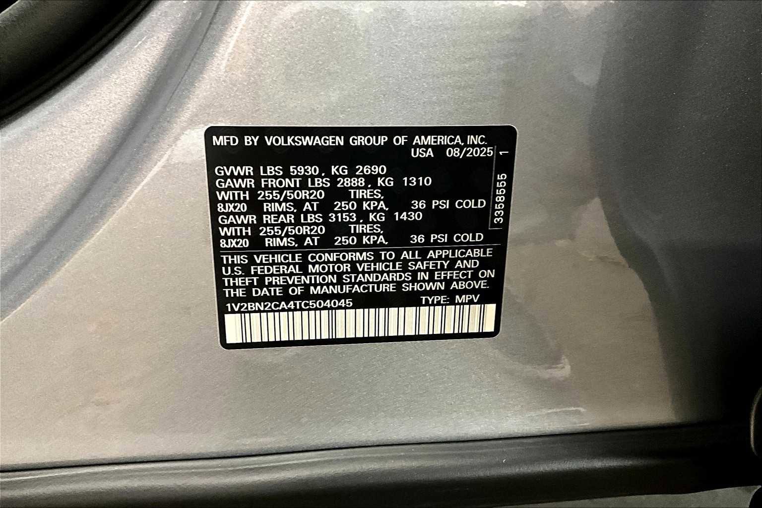 New 2026 Volkswagen Atlas SEL image 35