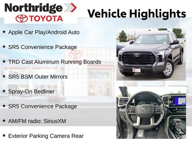 Certified 2025 Toyota Tundra SR5 w/ SR5 Convenience Package image 2