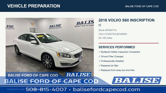 Used 2018 Volvo S60 T5 Inscription AWD/4WD image 2