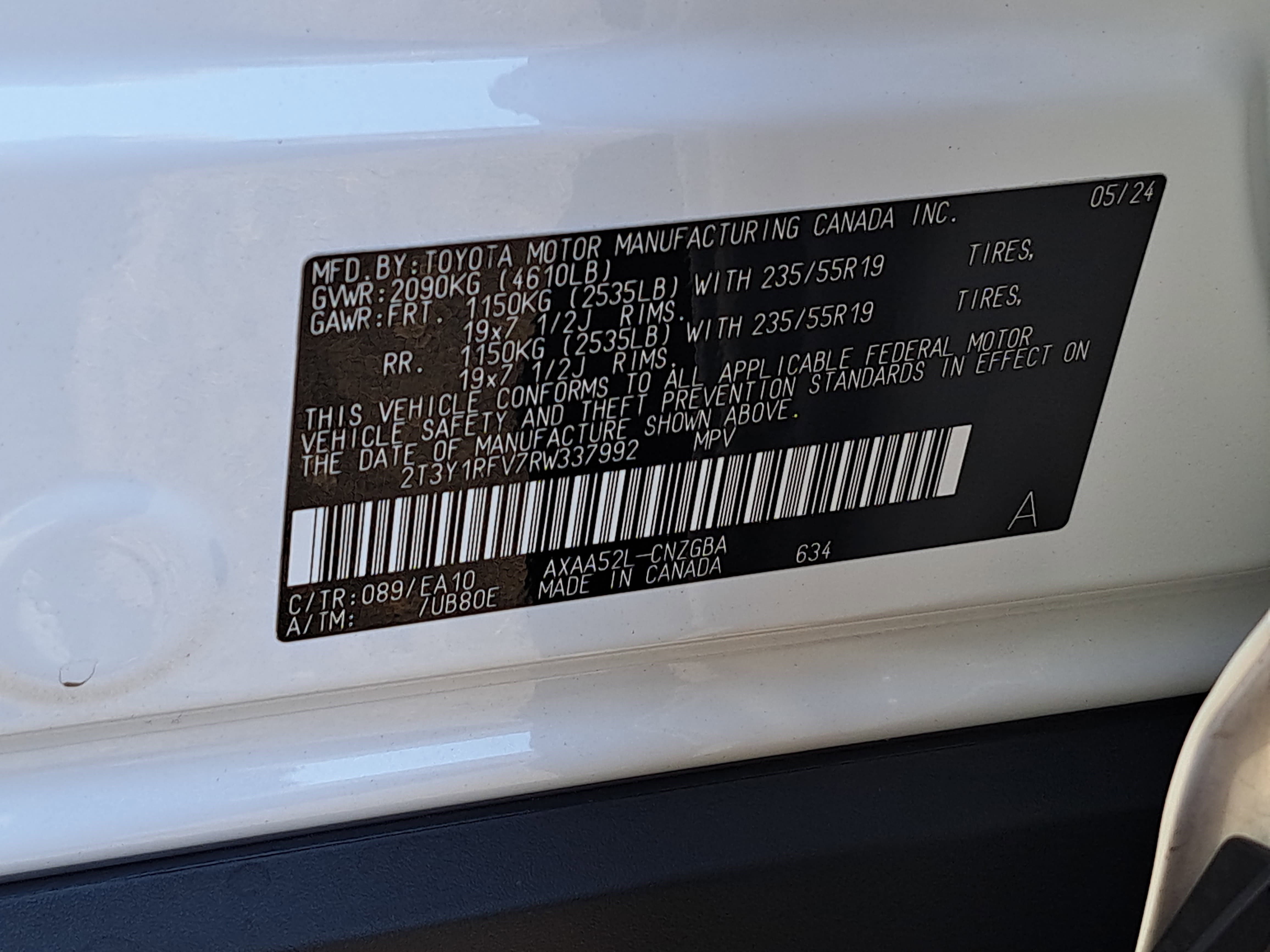 Used 2024 Toyota RAV4 Limited w/ Advanced Technology Package image 35