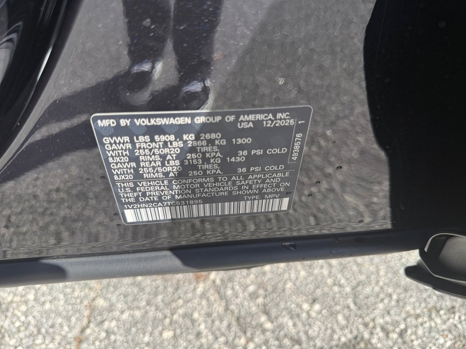 New 2026 Volkswagen Atlas SE image 35