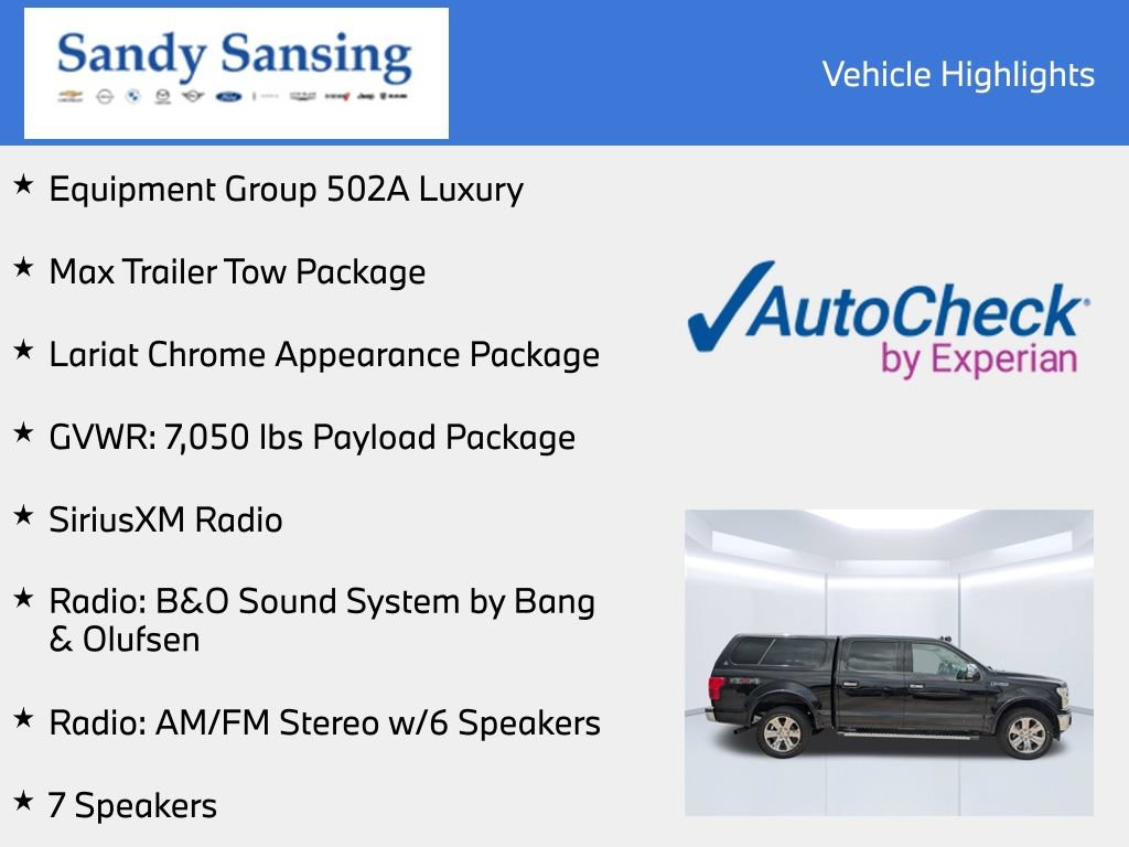 Used 2019 Ford F150 Lariat w/ Equipment Group 502A Luxury AWD/4WD image 7