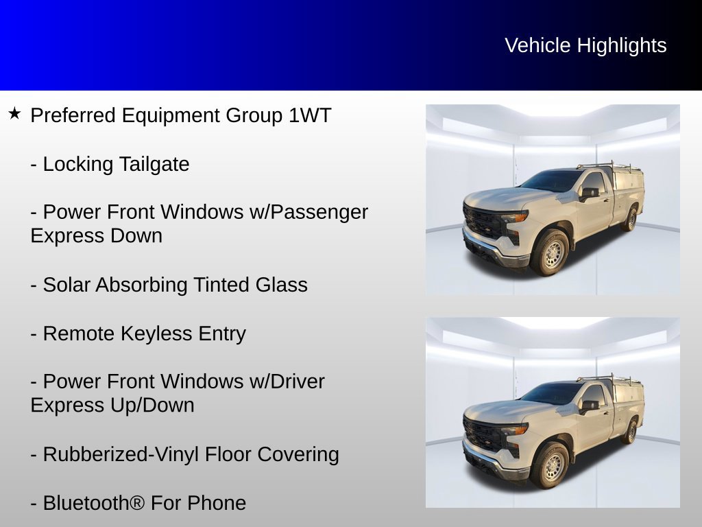 Used 2024 Chevrolet Silverado 1500 W/T w/ WT Value Package AWD/4WD image 8