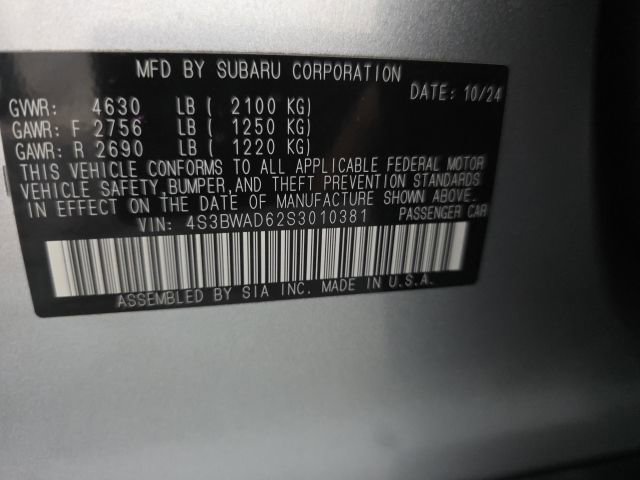 Certified 2025 Subaru Legacy Premium w/ Popular Package #1 AWD/4WD image 39