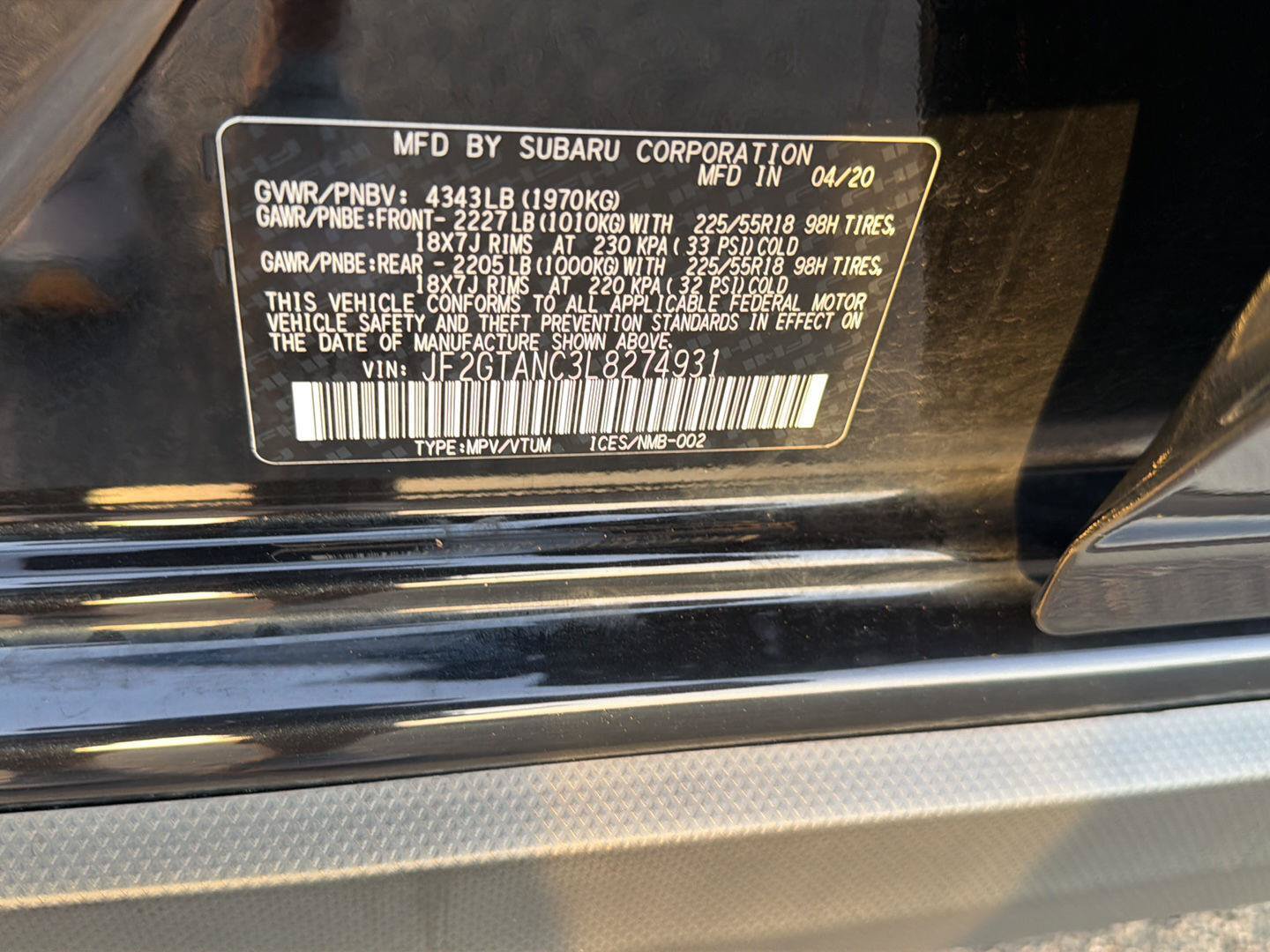 Used 2020 Subaru Crosstrek 2.0i Limited w/ Moonroof Package w/Navigation AWD/4WD image 43