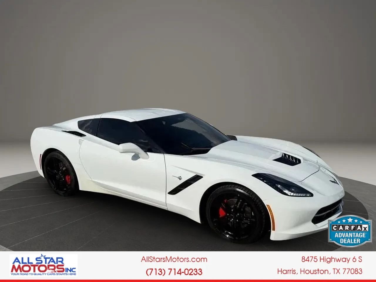Used 2016 Chevrolet Corvette Stingray Coupe w/ Battery Protection Package RWD image 1