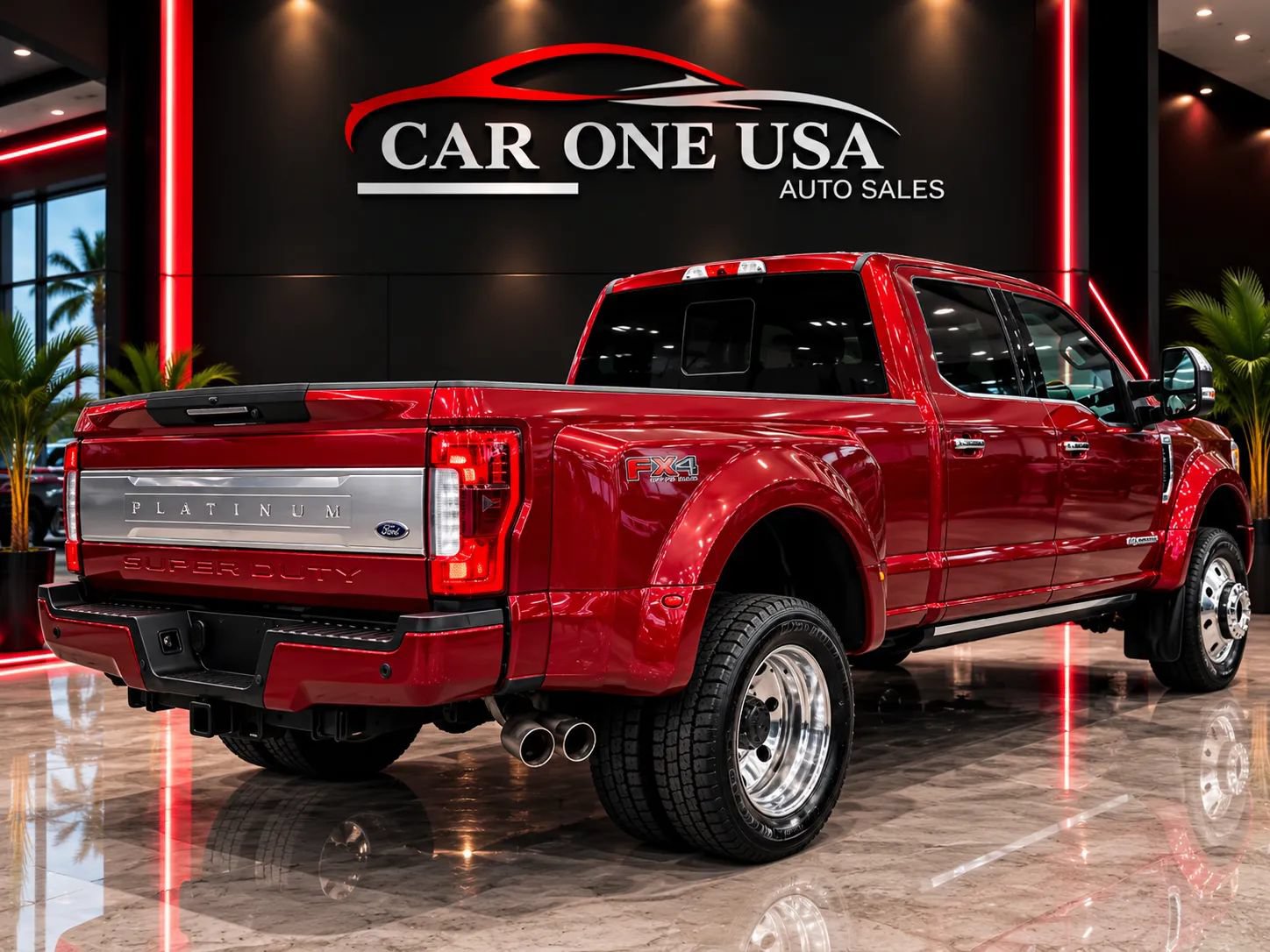 Used 2018 Ford F450 Platinum w/ Platinum Ultimate Package AWD/4WD image 3