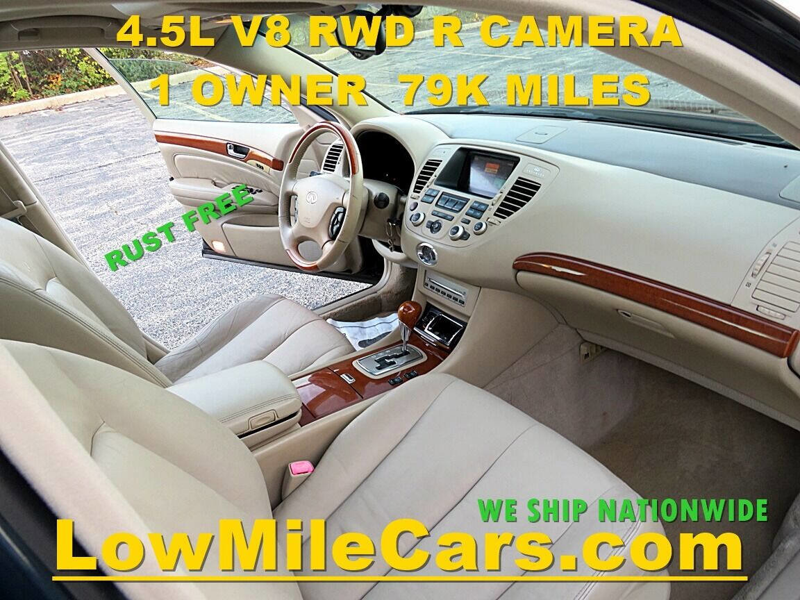 Used 2004 INFINITI Q45 Luxury RWD image 82