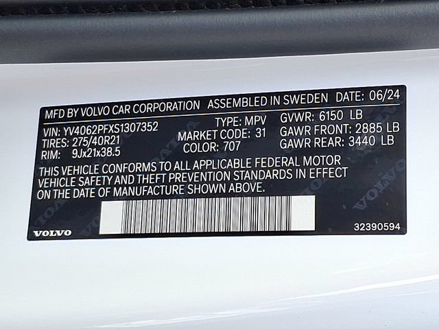 Used 2025 Volvo XC90 B6 Ultra AWD/4WD image 27