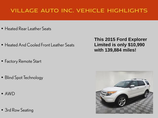 Used 2015 Ford Explorer Limited w/ Equipment Group 301A AWD/4WD image 14