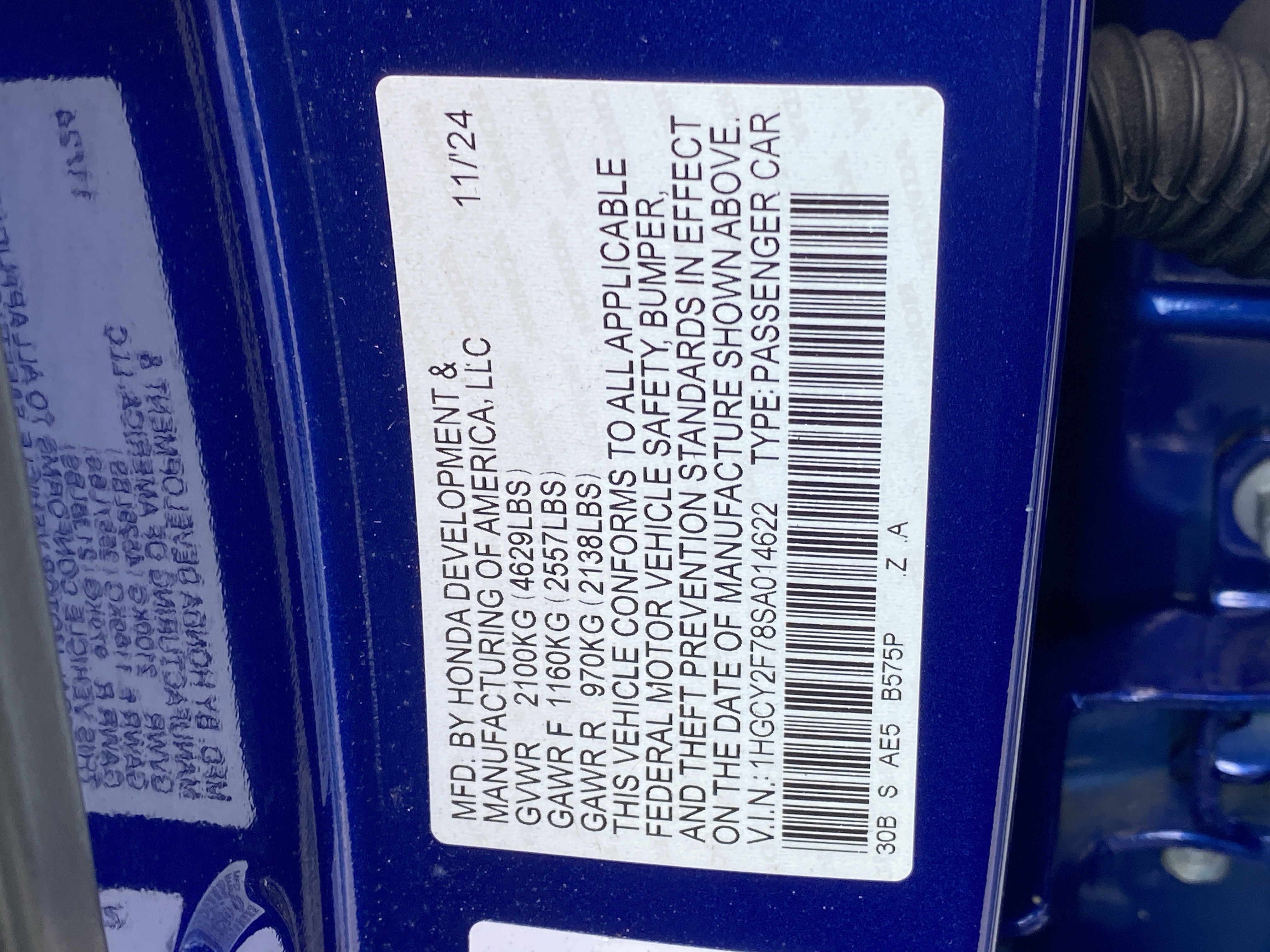 Certified 2025 Honda Accord Sport image 30