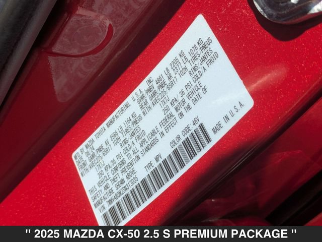 Used 2025 MAZDA CX-50 AWD 2.5 S w/ Weather Package image 36
