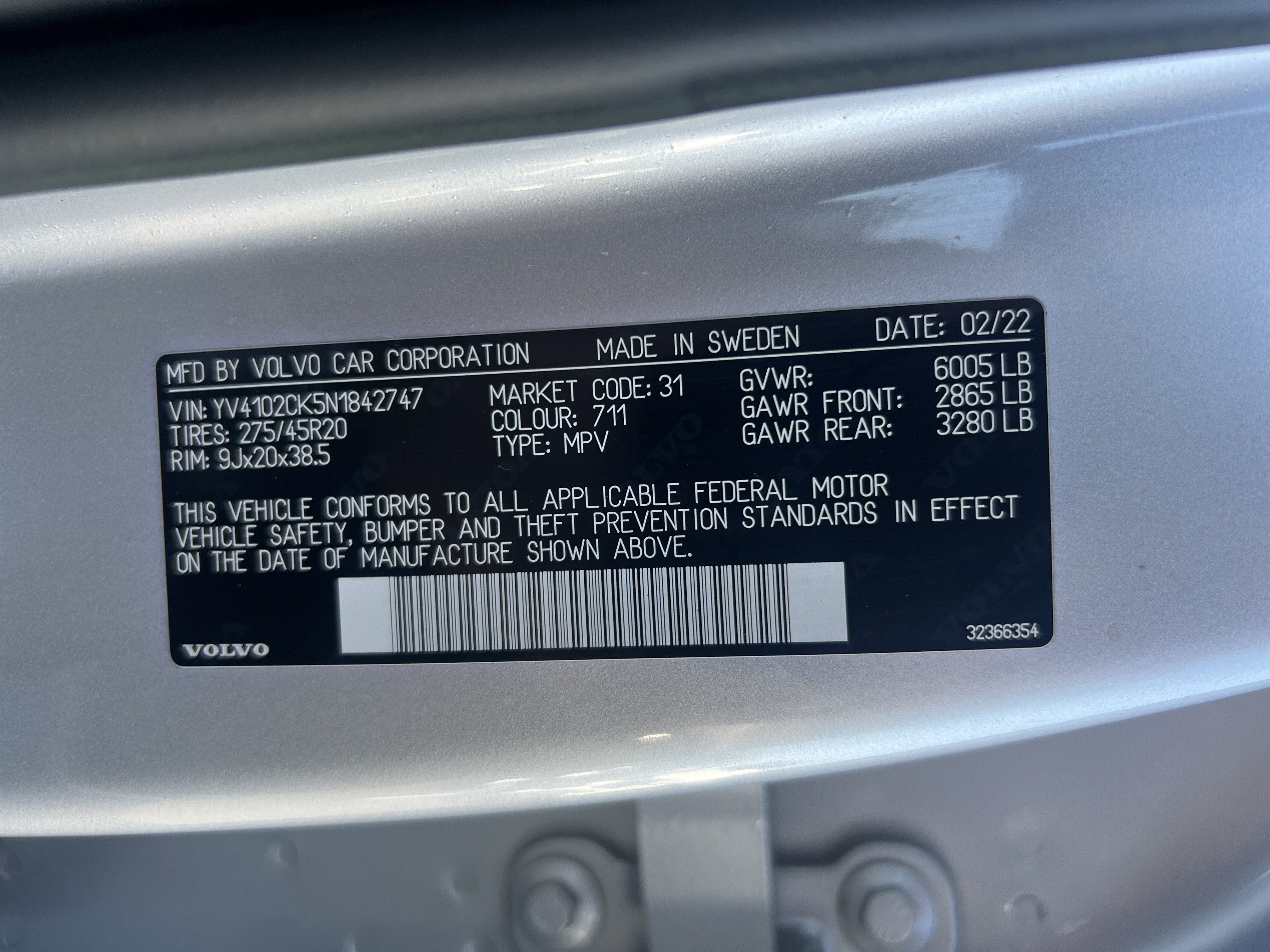 Used 2022 Volvo XC90 T5 Momentum w/ Climate Package FWD image 37