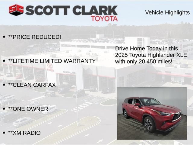 Used 2025 Toyota Highlander XLE FWD image 12