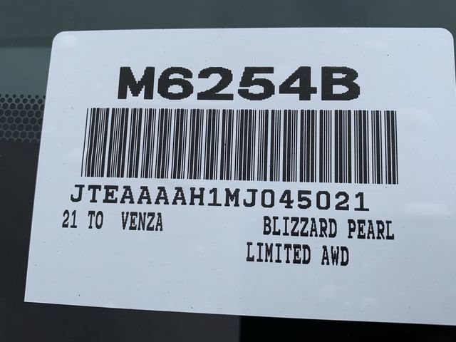 Used 2021 Toyota Venza Limited w/ Advanced Technology Package AWD/4WD image 47