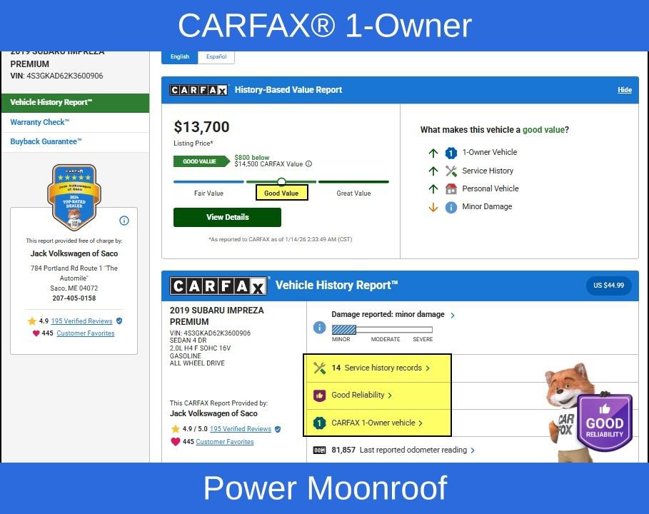 Used 2019 Subaru Impreza 2.0i Premium image 10