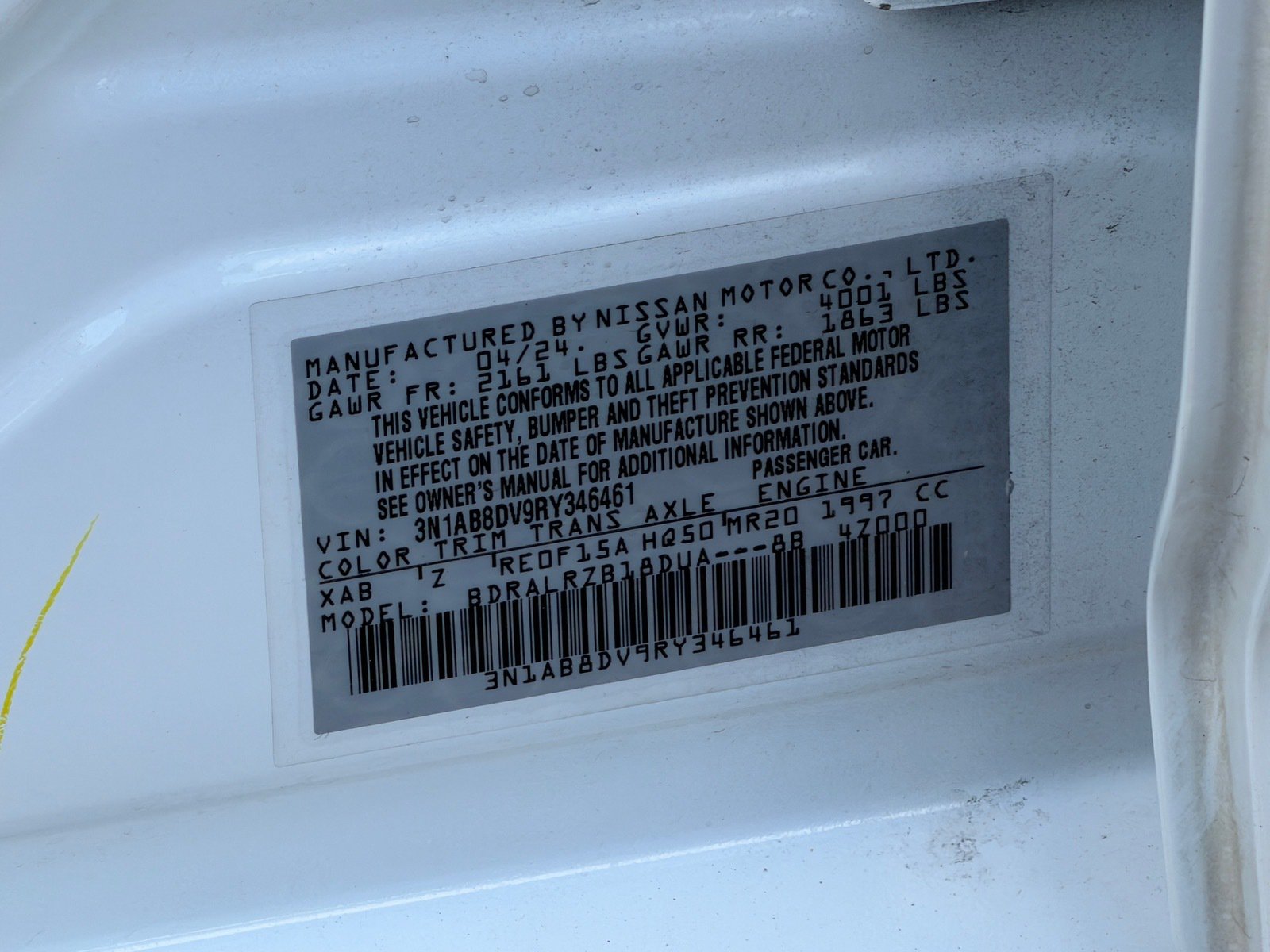Certified 2024 Nissan Sentra SR FWD image 20