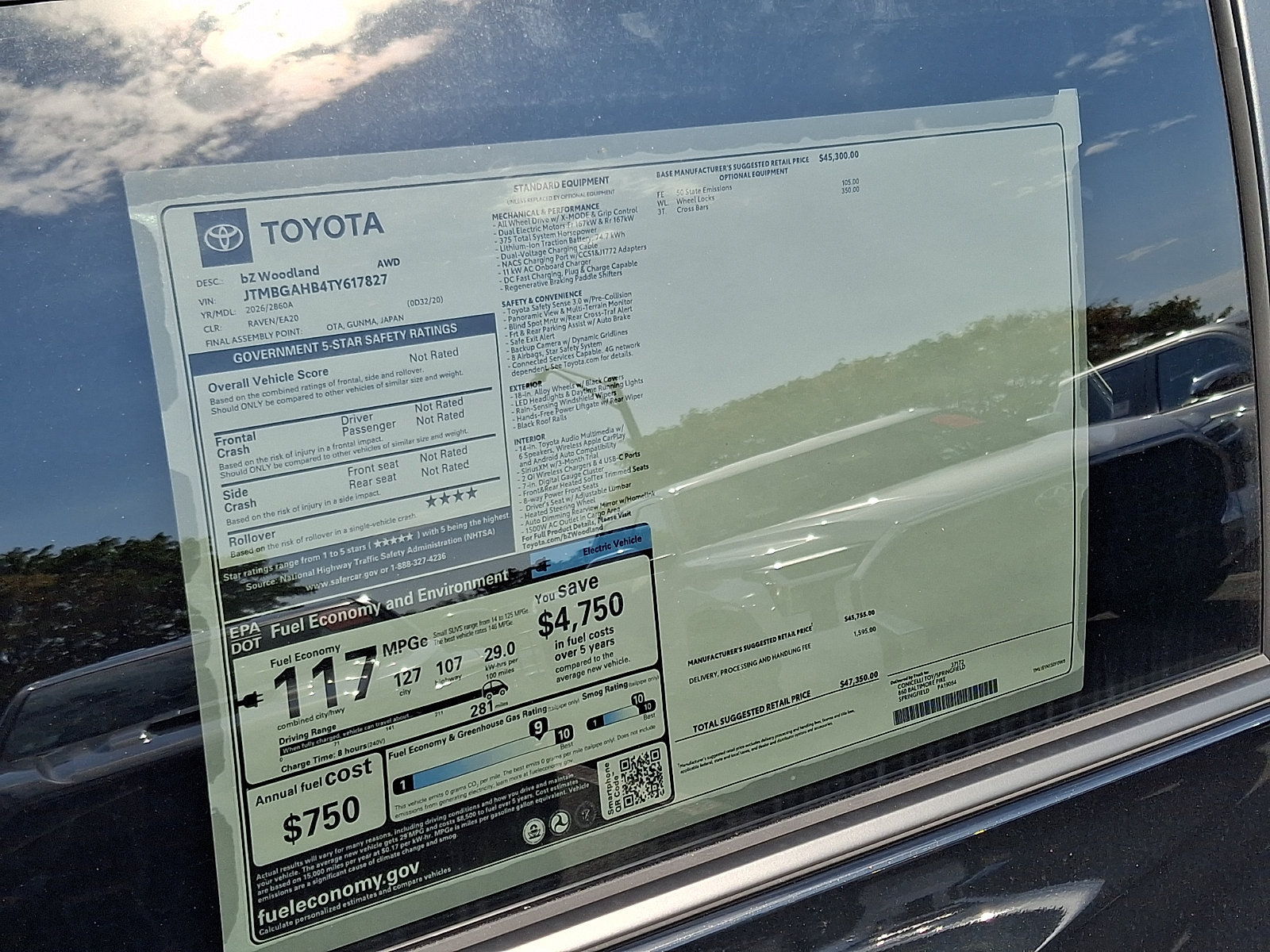 New 2026 Toyota bZ Woodland AWD/4WD image 20
